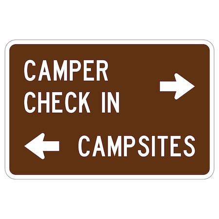 Sign Solutions Usa 24 in Height, 36 in Width, Aluminum, Horizontal Rectangle DCS08HWT3624CUS00021